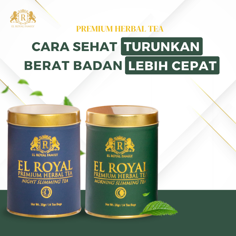 

El Royal Premium Herbal Tea Teh Celup Rempah Herbal Pagi & Malam Bantu Cepat Menurunkan Berat Badan