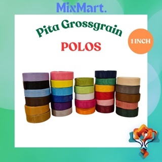 

Pita Grossgain POLOS 1 inch SERAT LEBIH TEBAL (2,5 cm) Import panjang 5 YARD (4.5 meter)