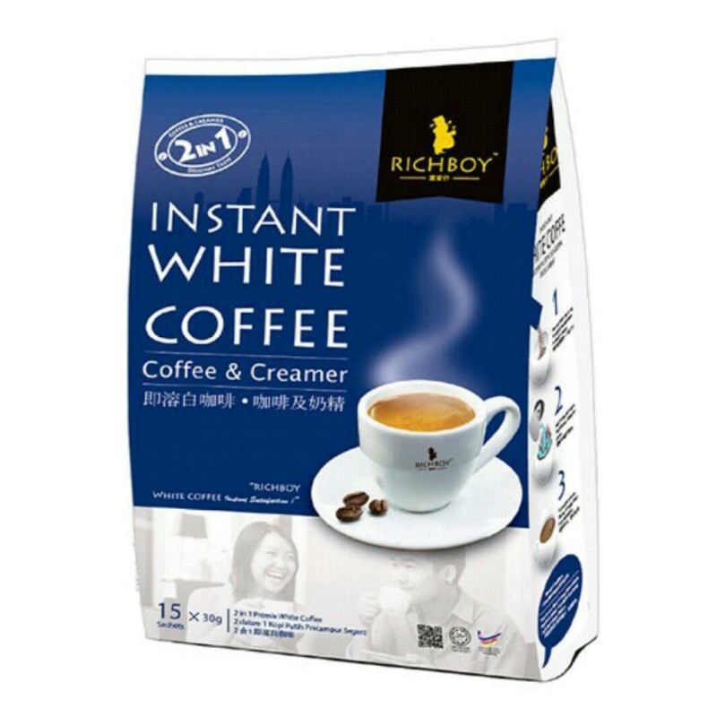 

RICHBOY White Coffee | Richboy Instan Coffeemix | Richboy Teh Tarik Milk Tea