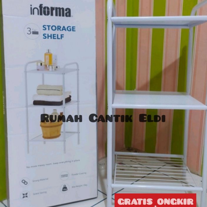 BIG SALE FASION INFORMA ORI RAK 3 SUSUN TINGKAT MAGIC COM  MAGIC JAR  RICE COOKER DAPUR  BUMBU  TROL