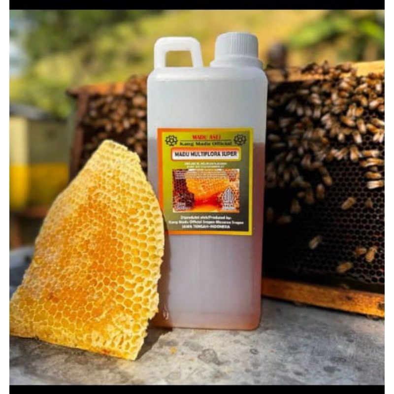 

MADU ASLI MURNI 1 Kg MULTIFORA SUPER PREMIUM 100% Alami Pure Natural Raw Honey