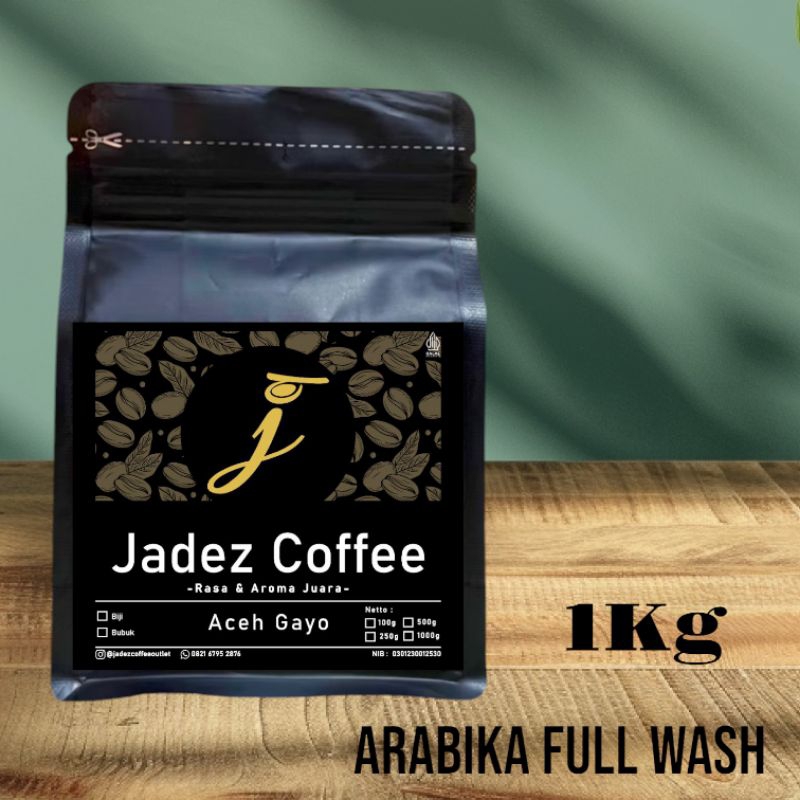 

Kopi Arabika Aceh Gayo Full Wash 1 Kg - Jadez Coffee