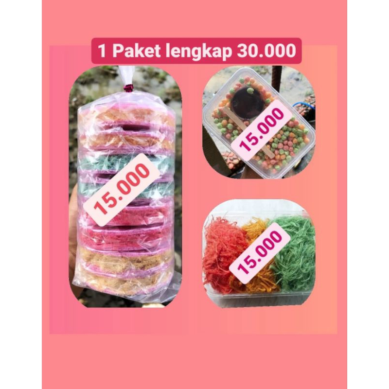 

Gulali Paket lengkap ( BONUS 1 SNACK )