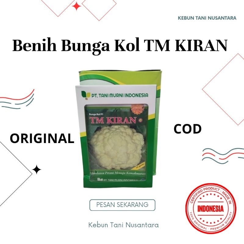 Benih Bunga Kol TM KIRAN Original dari TANI MURNI