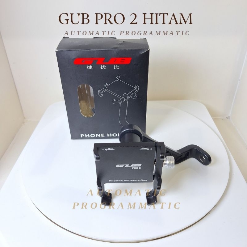 Phone Holder Gub Pro 2 Dudukan Motor Handphone Holder Sepeda Bike
