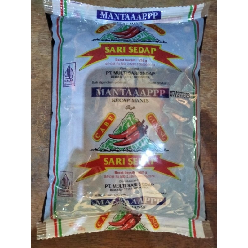 

Kecap Manis Cap Cabe Gunung 550g