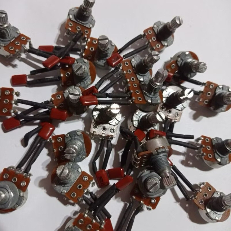 Potensio Alpha Korea 500K Drat Pendek Copotan Wiring Epiphone