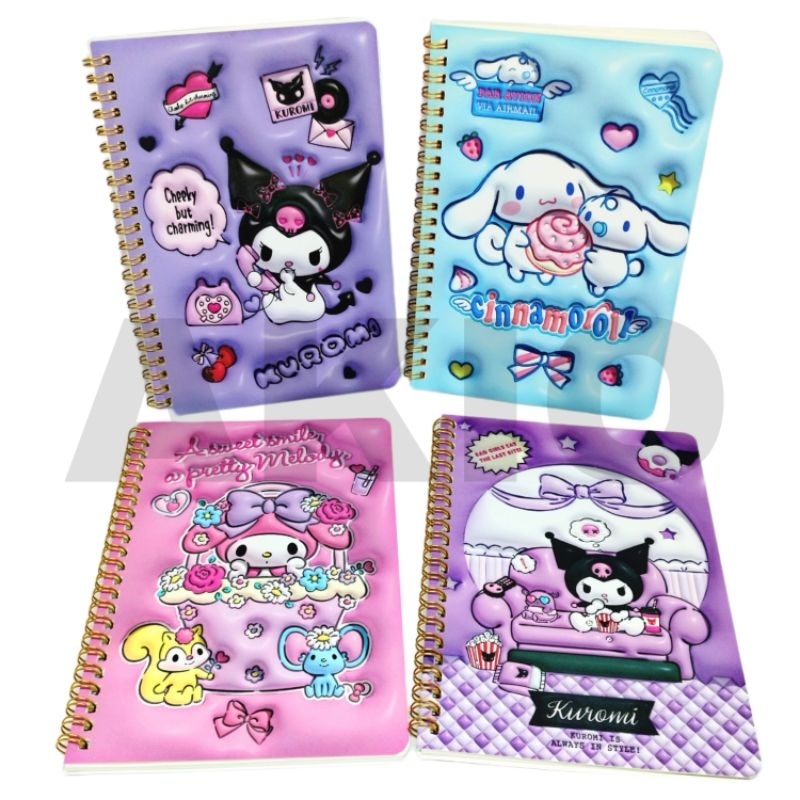 

Notebook A5 Aesthetic Spiral Hardcover Karakter KUROMI MY MELODY CINNAMOROLL SANRIO 40 lb Murah Tebal Polos Lucu Buku Kecil Catatan Notes Diary Sekolah Kuliah Kampus Kantor SH-32k-3205