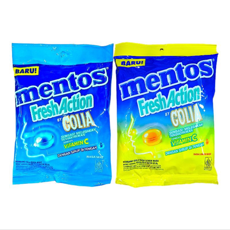 

Tenggorokan Lega: MENTOS FRESH ACTION by GOLIA 100 Gr Ajaib Bikin Adem - Beli Banyak = Makin Murah!!!