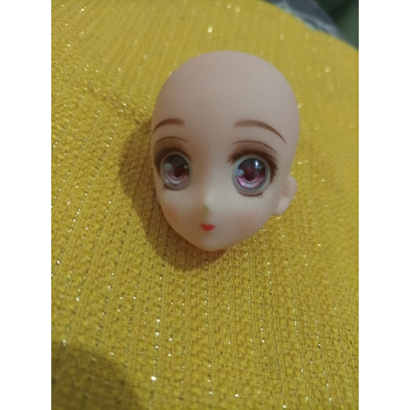 kepala 1/6  bjd doll makeup anime