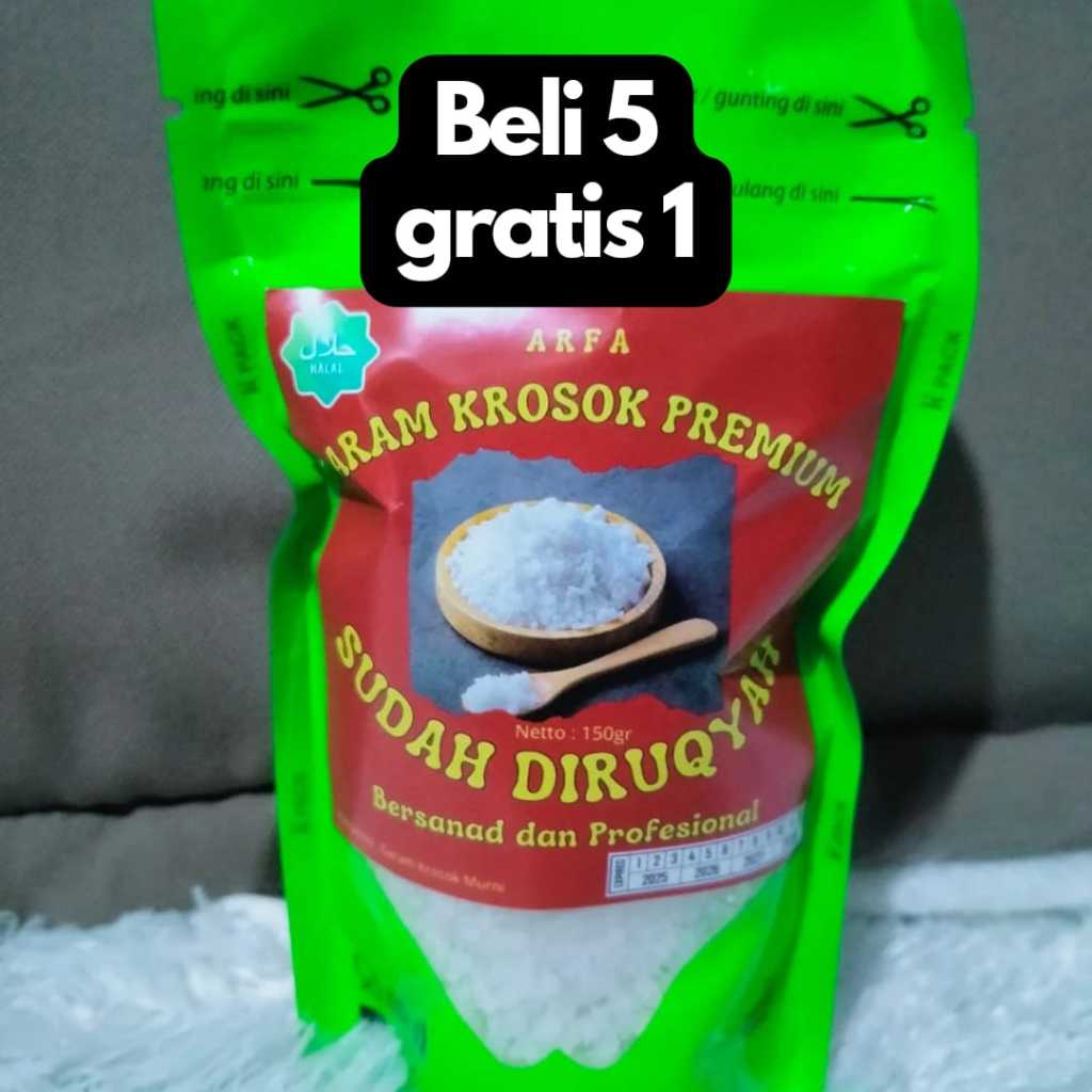 

Garam Kristal Krosok Sudah Diruqyah Profesional Dan Bersanad 150gr
