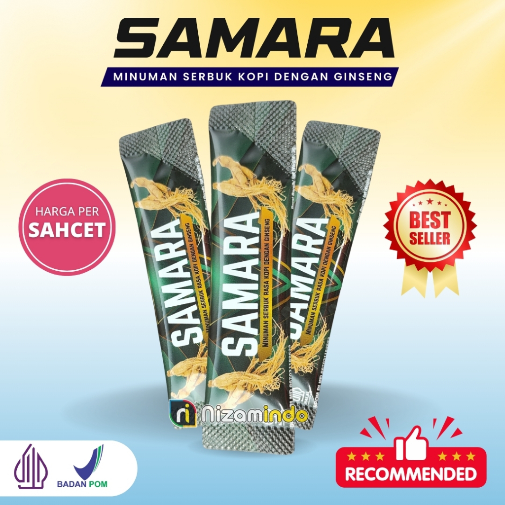 

Samara Man / Minuman Serbuk Kopi dengan Ginseng kemasan Sachet