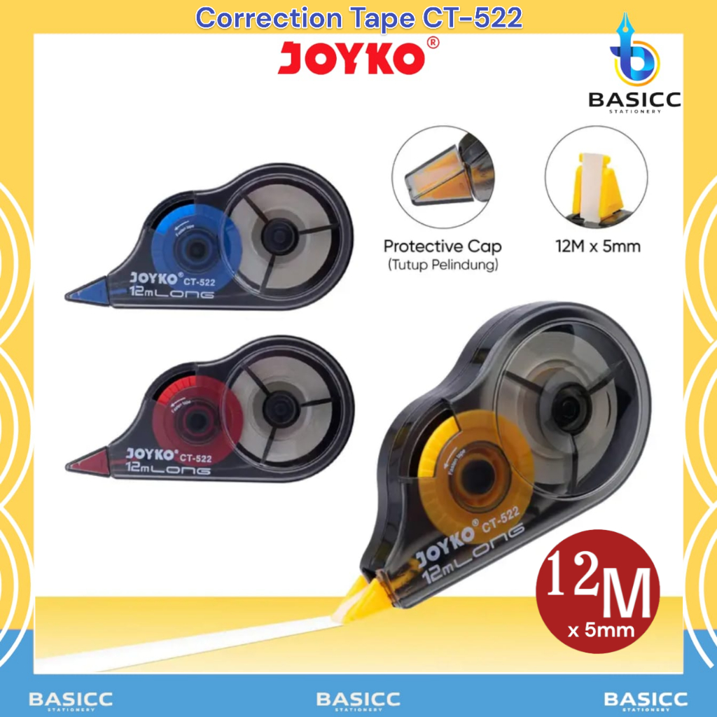 

Joyko Correction Tape Pita Koreksi CT 522 | @1Pcs