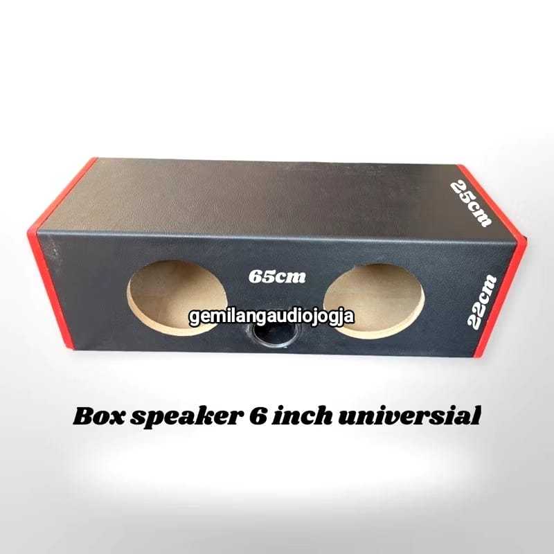 Box speaker 6 inch 6,5 Inch Double Speaker universial