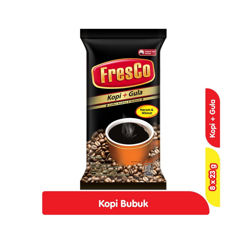 

Fresco Kopi Instan Kopi + Gula 8 x 24 gram