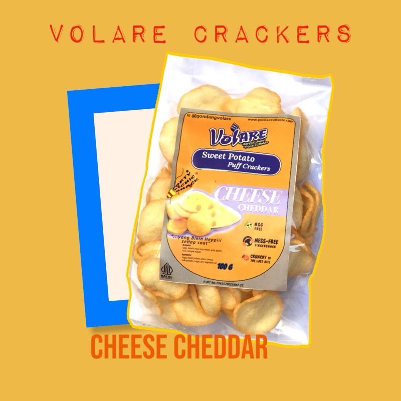 

Volare Snack Kerupuk Keju | Volare Cheese Chedar Cracker