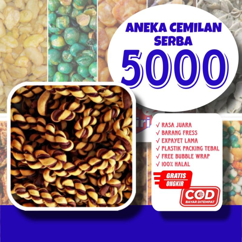 

Kue tambang/kue untir/snack serba 5000/cemilan serba 5000
