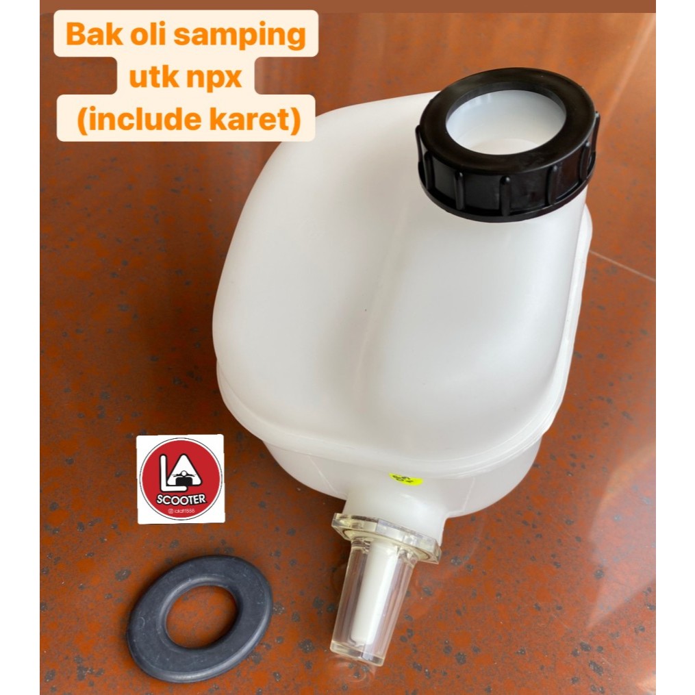 Bak Oli Samping Piaggio (plus karet) utk px, new px dkk