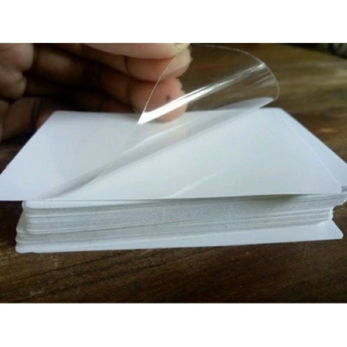 

Anti Gores Pelindung Kartu Stiker Bening / Stiker Anti Gores Kartu