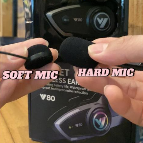 Microphone Mic Intercom Headset Bluetooth type C Speaker dan Mic Helm Fullface Helm Halfface Hard Mi