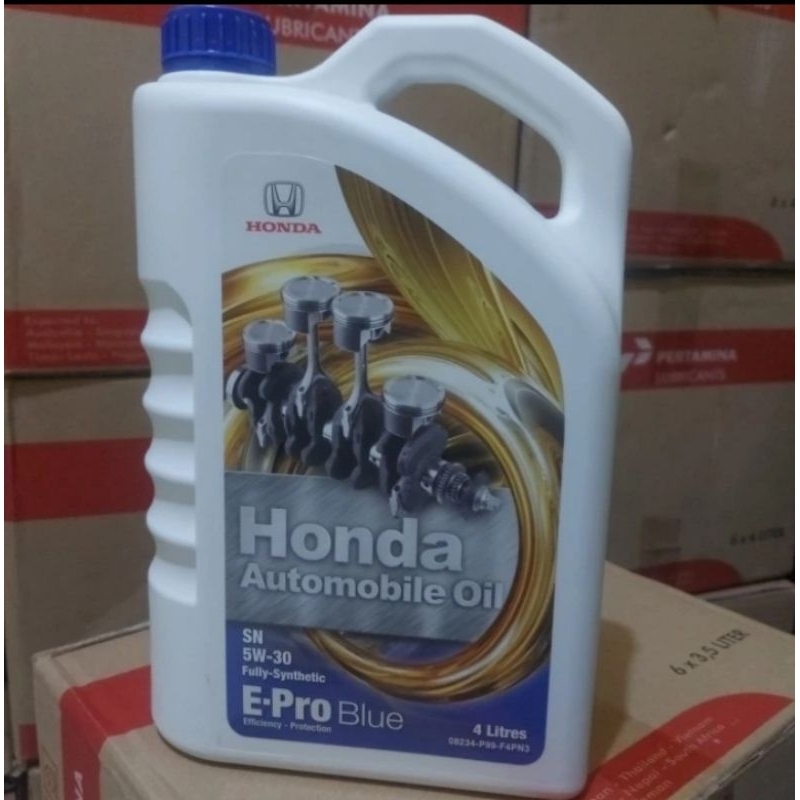 OLI HONDA BLUE 5/30W KEMASAN 4 LITER