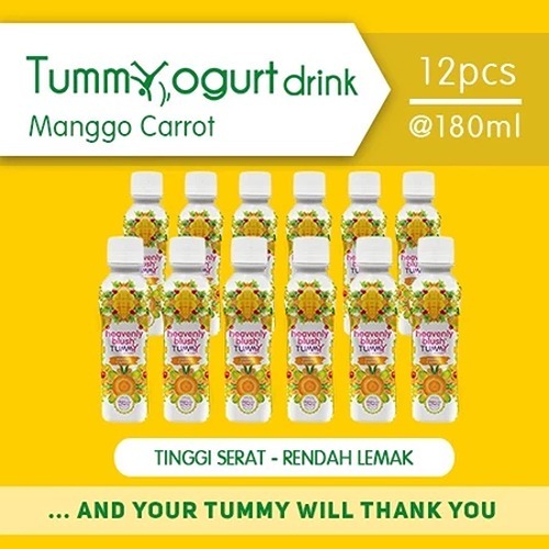 

Heavenly Blush Tummy Yogurt Drink Mango Carrot [12 x 180 ml]