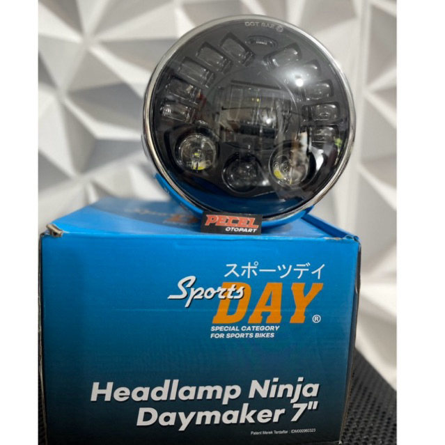 Daymaker Ninja 7" Set Batok Lampu Depan Ninja Set Daymaker