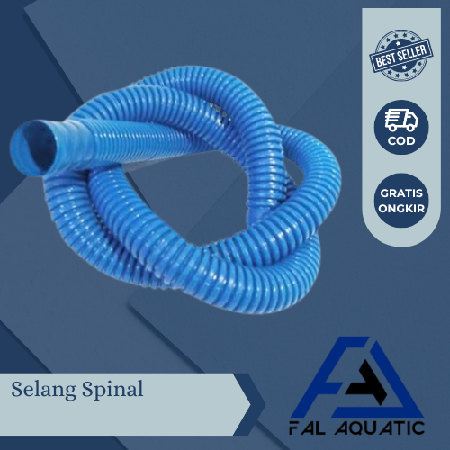 Selang Spiral Biru  / Spiral Biru / Selang Aquarium / Selang Spiral Aquarium