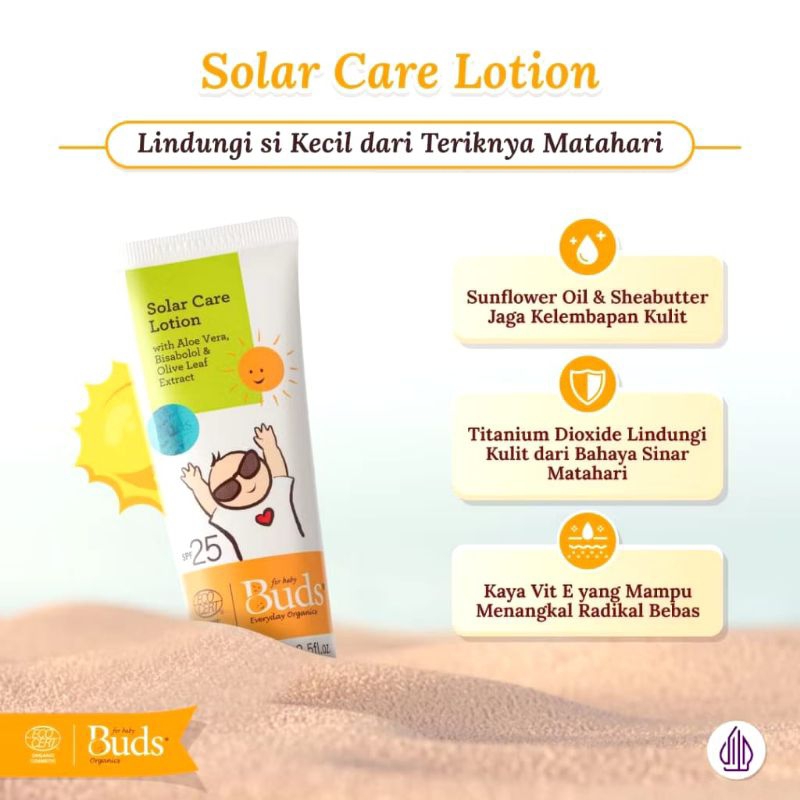 BUDS EVERYDAY SOLAR CARE LOTION SPF 25 75ML | SUNSCREEN LOTION | SUNSCREEN BAYI