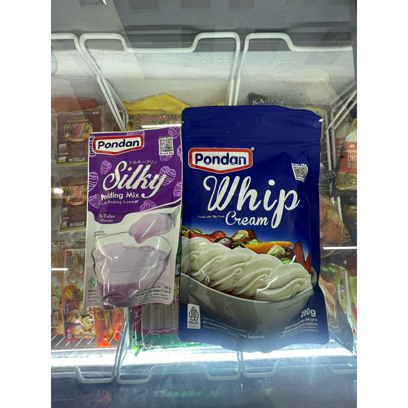 

PONDAN WHIP CREAM & SILKY PUDDING TALAS
