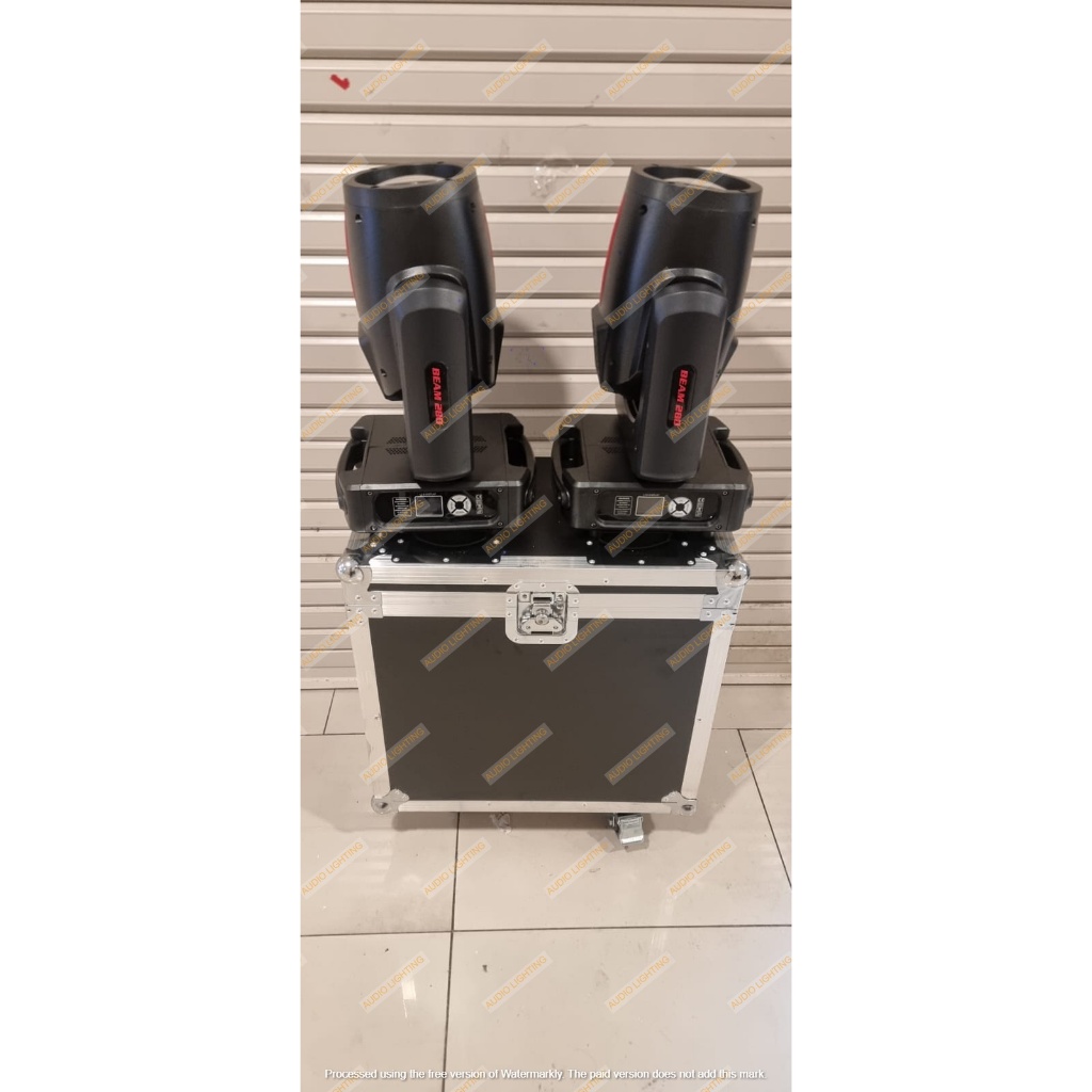 Moving Head Beam 280 watt fullcolor include hardcase
