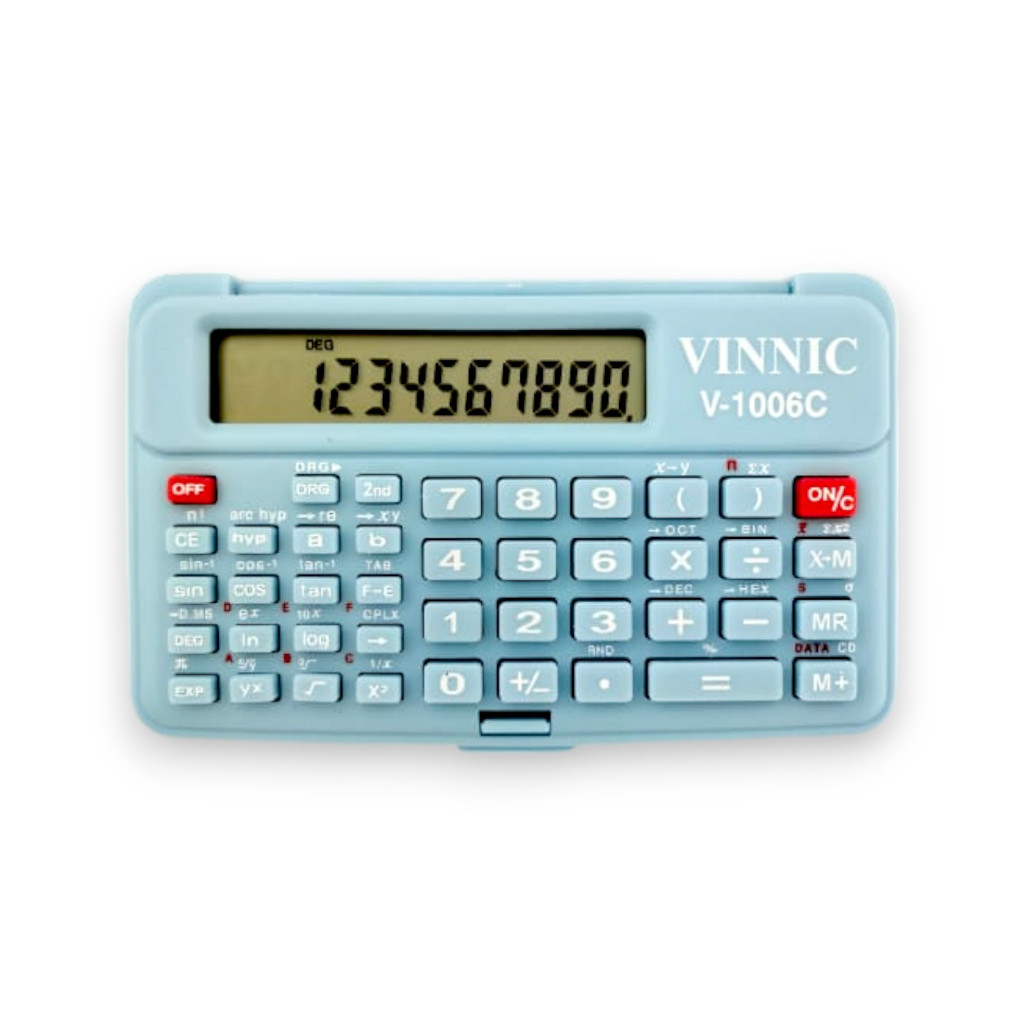 

Vinnic Kalkulator Ilmiah Scientific Calculator Sin Cos Tan V1006C