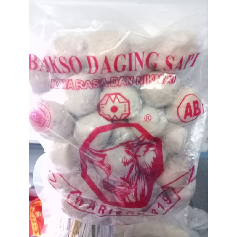 

Bakso daging sapi warisan AB isi 50