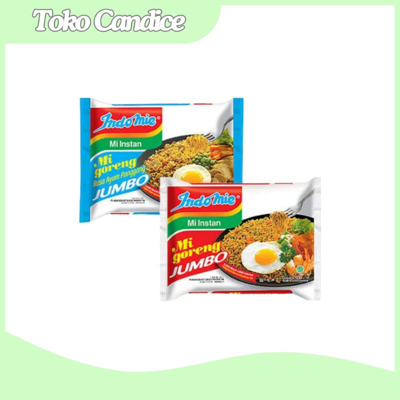 

Indomie Goreng Jumbo 129Gr All Varian (Ayam Panggang/Goreng) 1pcs