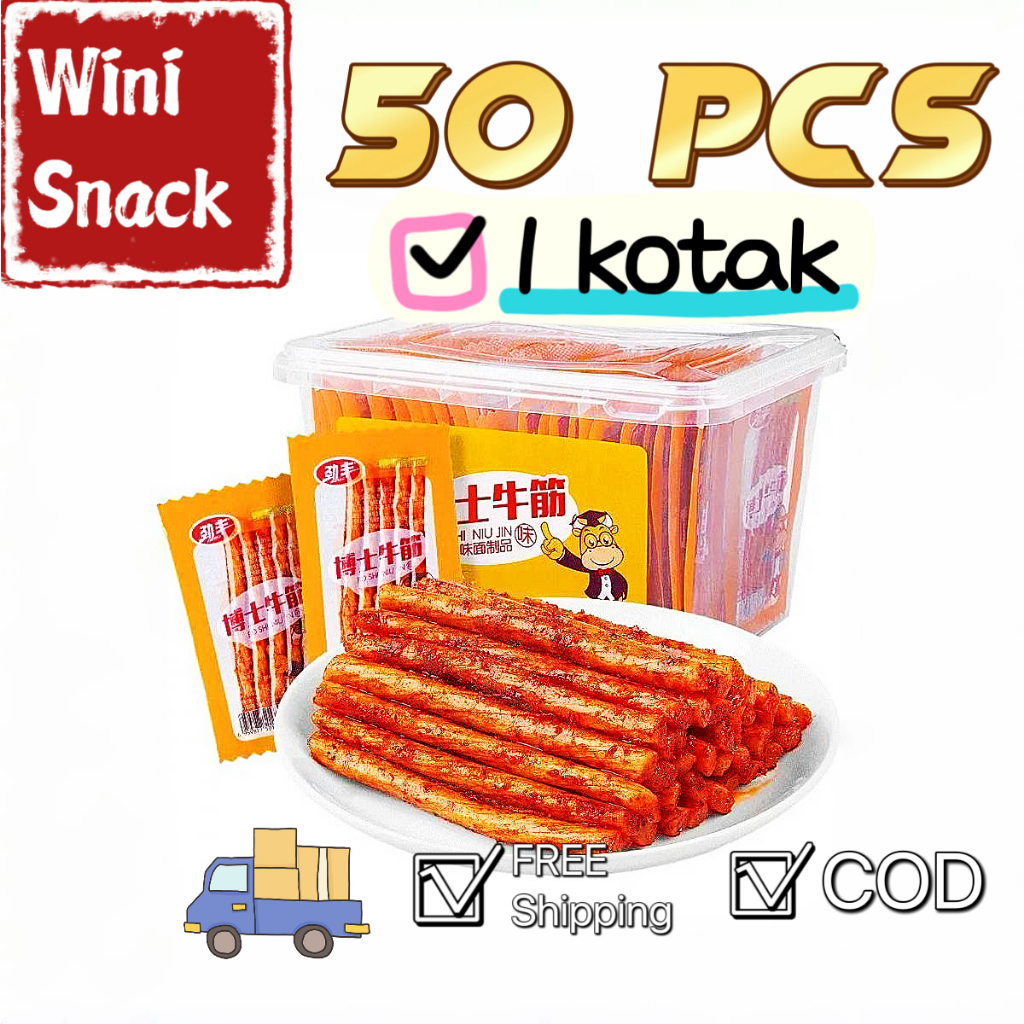 

【HALAL】【JINGFENG】【Grosir】Makanan Ringan Terlaris di Tiongkok LATIAO Kampus Halal Vegetarian 50 pcs
