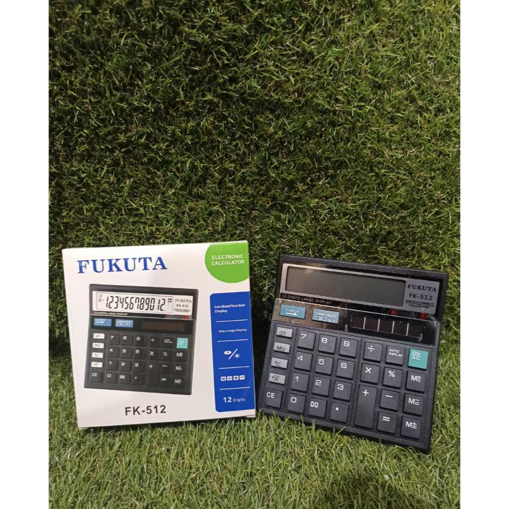 

Kalkulator FK-512 Energi Matahari 12 Digit / Kalkulator Electronik / Kakulator Dagang Besar / Alat Hitung / Calculator Check FUKUTA