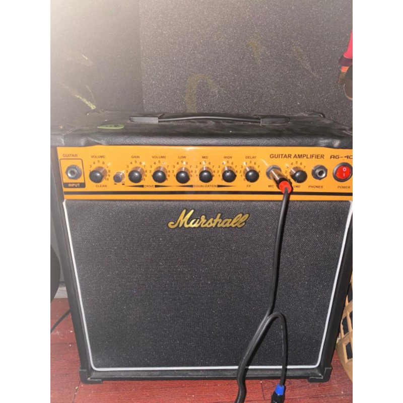 Ampli gitar 8 inch 3 input plus colokan mix sudah distorsi delay termurah