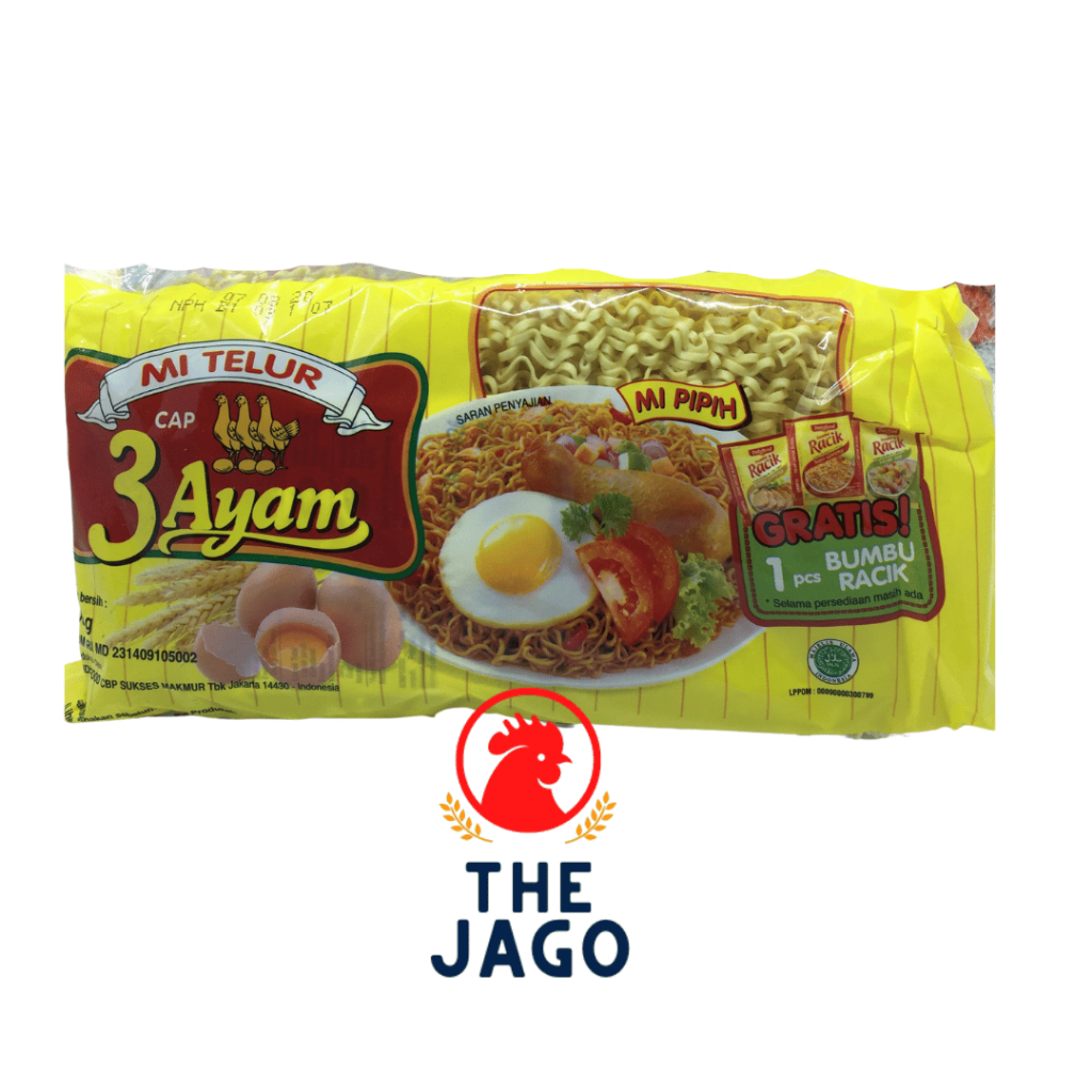 

Mie Kering Telur Atoom & Mie Cap 3 ayam