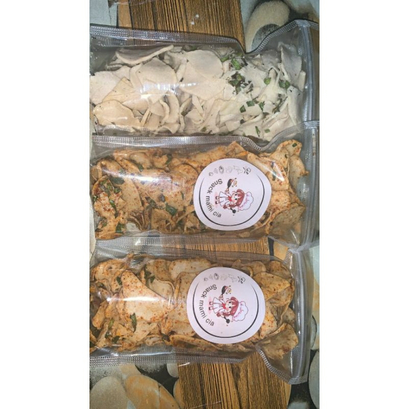 

Kripik Basreng daun jeruk (75gr)