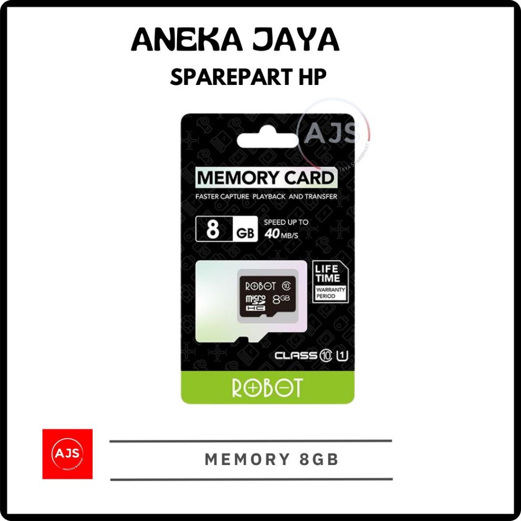 MEMORY CARD / KARTU MEMORI ROBOT 8GB , 16GB , 32GB , 64GB
