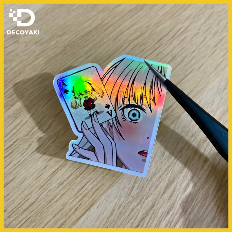 

Sticker Hologram Anime Kakegurui, Stiker Anime Kakegurui