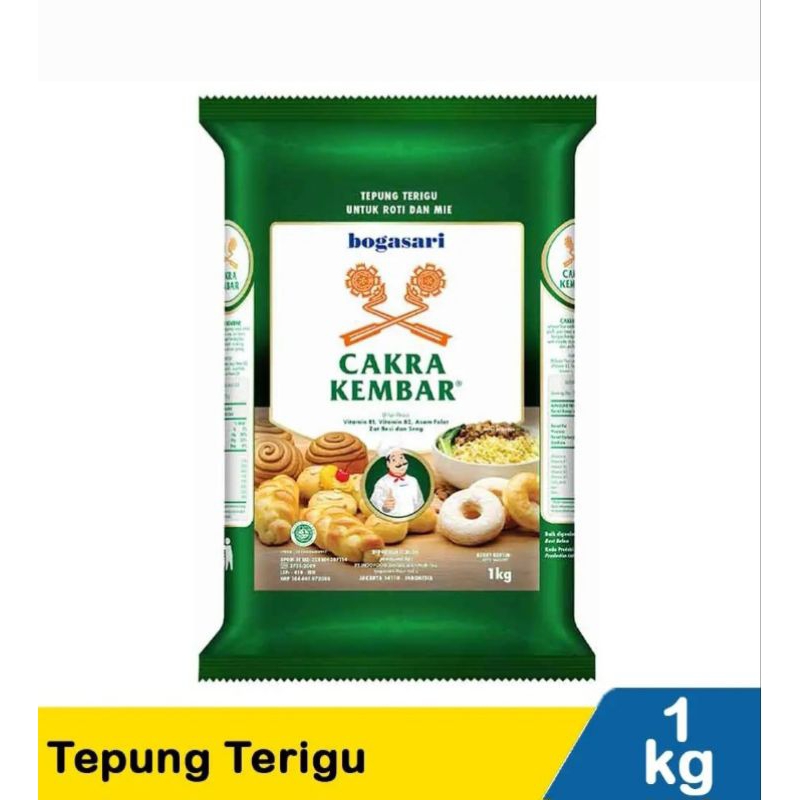 

Terigu Cakra Kembar 1 Kg