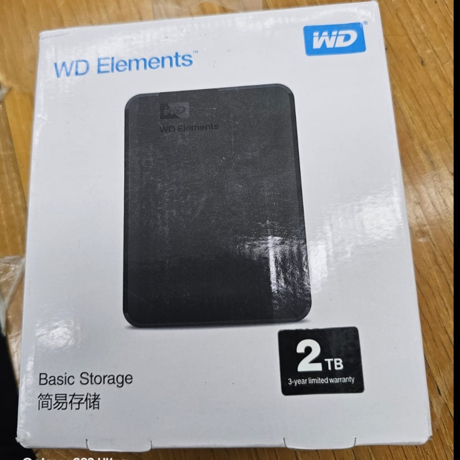 Harddisk External 2TB WD Elements Second