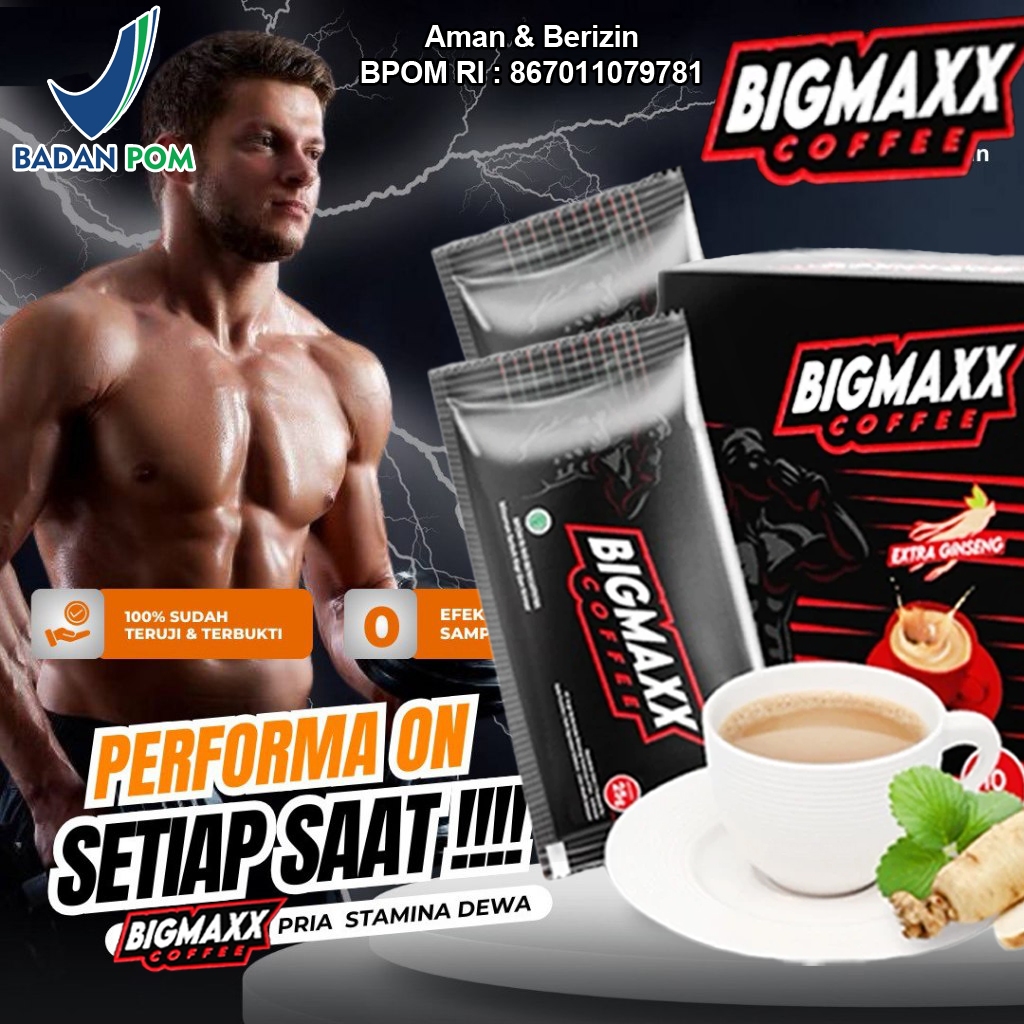 

[Sudah BPOM] BIGMAXX Coffee Kopi Stamina Pria Tahan Lama Kuat Extra Gingseng Paling Ampuh