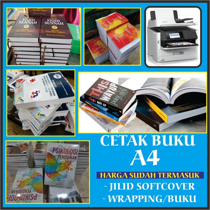 [MURAH] Cetak/Print Buku A4/ebook/makalah