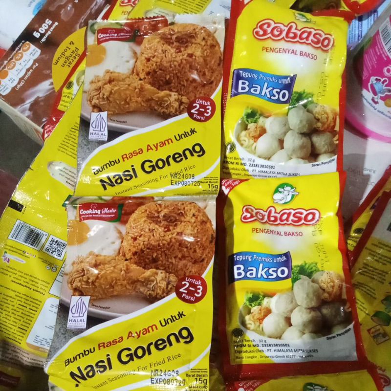 

Sobaso Tepung Premiks Pengenyal Bakso 1renceng isi 10sachet