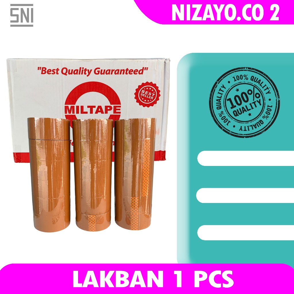 

Lakban cokelat premium 1 pcs harga distributor termurah
