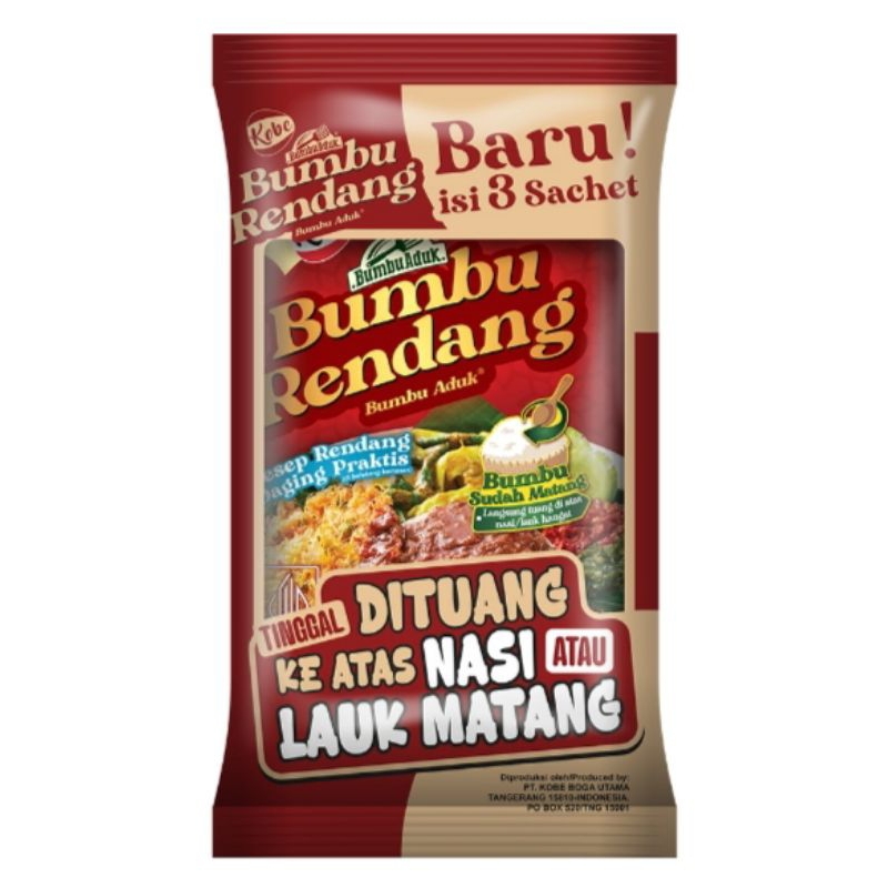 

Kobe Bumbu Aduk Nasi Rendang 3 x 20 g