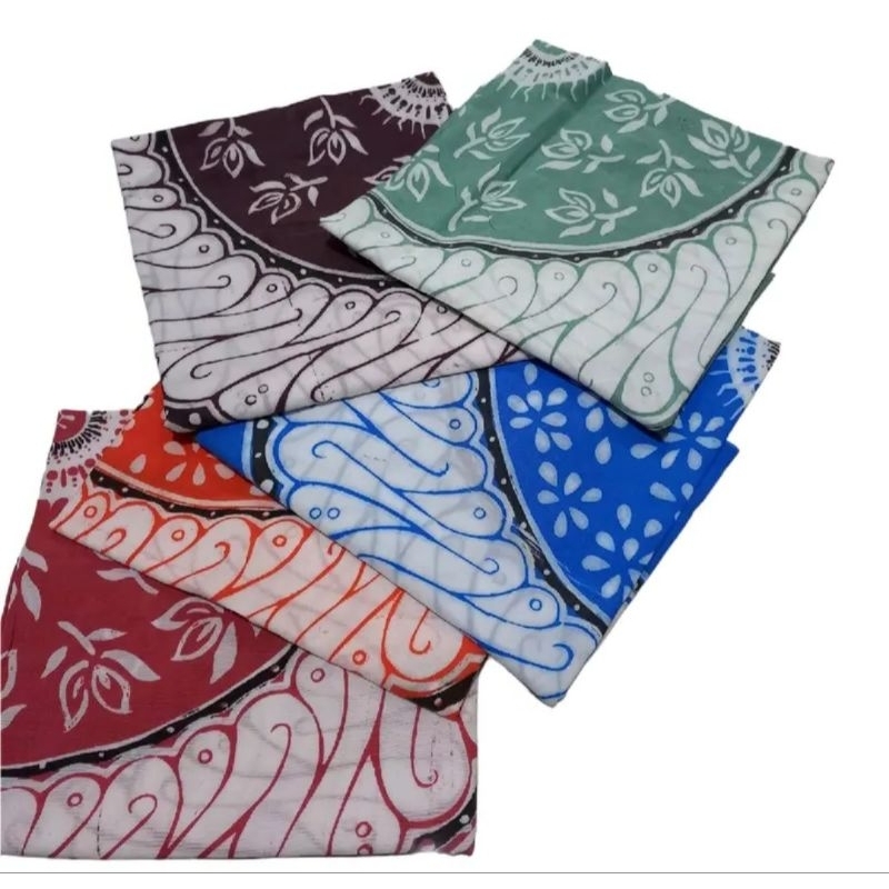 taplak meja batik motif bundar paket hemat isi 5 pcs