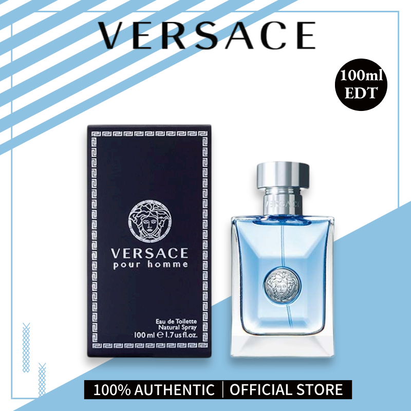 100% Genuine VERSACE POUR HOMME EAU DE TOILETTE 100ML Parfum pria/Parfum Versace/Parfum brand/Versac